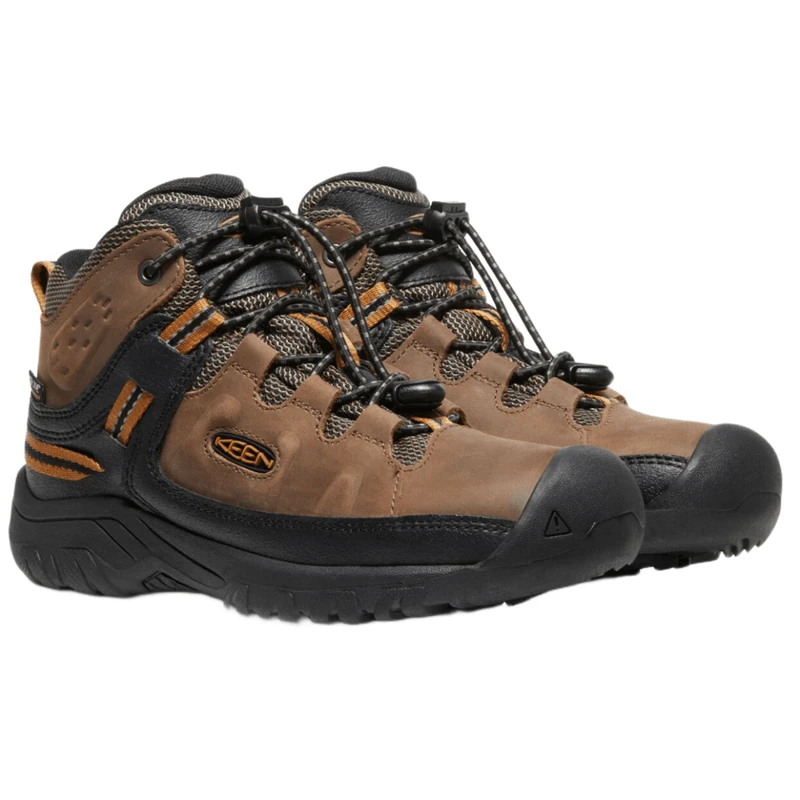 KEEN Targhee Mid Waterproof Hiking Boot - Youth 5 KEEN Targhee Mid Waterproof Hiking Boot - Youth - Image 3