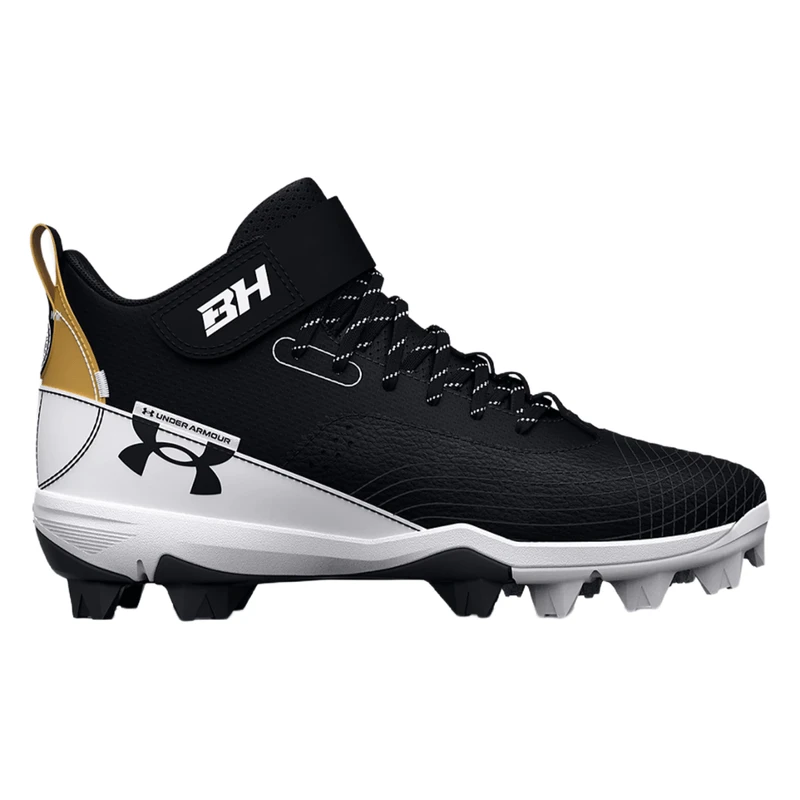 Under Armour Harper 7 Mid RM Baseball Cleat - Boys' 4 Under Armour Harper 7 Mid RM Baseball Cleat - Boys' - Image 3